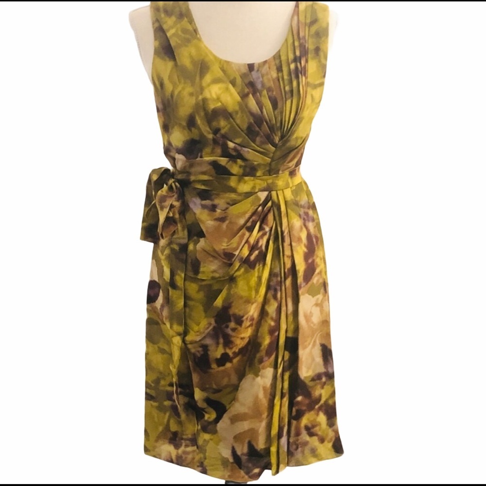 Anthropologie Quillaree Starburst Pleat Dress